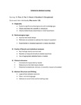 Criteria for Abstract Scoring