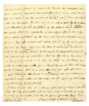 Letter to Doctor Thomas Young, 1769 page 8 of 8 by George Savile