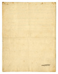 Letter from Francois de Salignae by Francois de Salignae