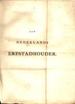 Aan Nederlands Erfstadhouder. by Simon Stijl