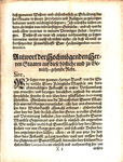 Abdruck der rede so ihre Königliche Majestät in Engeland/Antwort der Hochmögenden Herren Staaten aus diese höfliche und zu Gemuth gehende rede [“Print of a sermon by His Royal Majesty the King of England [William III] on Friday, July 15, 1701 to the Lords by England and Wales Sovereign (William III)
