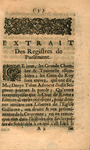 Arrest, Rendu en la Cour de Parlement, Les Grande Chambre & Tournelle assemblées sur la Bulle du Pape, by France Parlement (Paris) and François Muguet