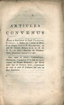 Articles convenus entre le réprésentant du peuple français,
