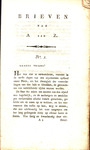 Brieven van A. aan Z. by Willem Bilderdijk and Herdingh en zoon (Leendert)