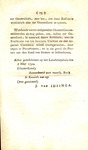 Copia : exhibitum den 14 mey 1794 : secreet : geëxtraheerd uit het secreete resolutie-boek der Edele Mogende Heeren Staaten van Vriesland. by Friesland (Netherlands) Provinciale Staten and Johan van Idsinga