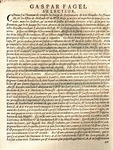 Copie D'Une Lettre de M. Fagel by Caspar Fagel