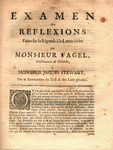 Copie D'Une Lettre de M. Fagel by Caspar Fagel