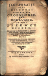 Jagt-praatje ofte discours tusschen een groeninger, een dockumer, en twee zeeuwze heeren, by Wybrand Van Itsma