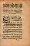 La lettre de Maistre Gvillavme : envoyee a Messieurs les Parisiens. by Guillaume Maître