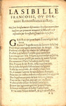 La sibille francoise, ou Derniere remonstrance au Roy. : by M. Cassandre