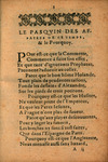Le pasqvin des affaires de ce temps. & le povrqvoy.