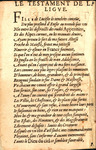 Le Testament de la Ligve.