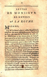 Lettre de Monseignevr le Prince, a la Royne. by Henri II de Bourbon prince de Condé and Charles de Nevers duc de Mantoue et du Monferrat