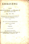 Lierzang Den Erfprinse van Oranje en Nassauw by Lucas Trip