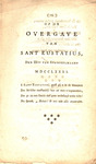 Lijkzang op het overlijden van 's lands glori, door Patriophilus by Elie Luzac and Pieter Huizinga Bakker