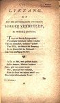 Lykzang op een der muitemaakers van Oranje burger Vermeulen, te Wezel overleeden.
