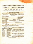 Procés-verbal de ce qui s'est passé au lit de justice, tenu par le roi au Château de Versailles, le vendredi sept décembre 1770. by France Parlement (Paris) and France Sovereign (Louis XV)