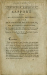 Rapport fait a la Convention nationale au nom du Comité de salut public par Maximilien Robespierre, by Maximilien Robespierre and France Convention nationale