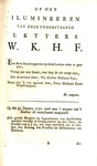 Regtvaardige bestraffing aan de mislyde borgeren van de Wyk N° 11.