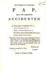 Regtvaardige bestraffing aan de mislyde borgeren van de Wyk N° 11.