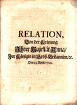 Relation, von der Krönung Ihrer Majestät Anna, zur Königin in Gross-Britannien by England and Wales Sovereign (Anne)