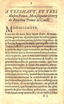 Remonstrance faicte svr les esmotions de ce temps : a Monseignevr le prince de Condé : qui pacis ineunt consilia, sequitur eos gaudium. Proverb. 12. by Henri II de Bourbon prince de Condé