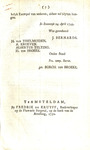 Sententie tegens Harmen Coops Fledderus, binnen Steenwyk. Den 24 April 1749.