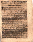 Sr. Hoheit von Gottes Gnaden Wilhelm Heinrichs, publicirte Declaration, welche die Ursachen by England and Wales Sovereign (William and Mary) and William III King of England