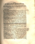 'T Oranje drietal, of, Bybel-oudheid-staats-oordeel en berispkundige, uitspanningen, op de tegenwoordige tyds-omstandigheden. Waar in word aangeweezen: by Johannes le Francq van Berkhey
