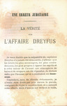 Une erreur judiciaire : la vérité sur la̕ffaire Dreyfus par Bernard-Lazare. by Bernard Lazare