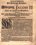 Ursachen und Rechtfertigung der Lords und Gemeinen, wegen Absetzung Jacobi II von der Crohn von Engelland by England and Wales Parliament