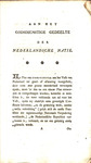 Vaderlandsch voorstel, aan het godsdienstige gedeelte der Nederlandsche natie,
