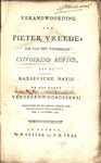 Verandwoording van Pieter Vreede… by Pieter Vreede