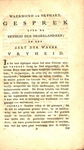 Waermond en Vryhart : Gesprek over de vryheid der Nederlandren; en den aert der waere vryheid. by Pieter Vreede