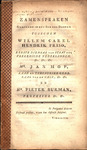 Zamenspraken gehouden in het ryk der dooden tusschen Willem Carel Hendrik Friso, by Matthias Temminck