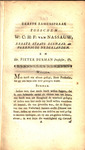Zamenspraken gehouden in het ryk der dooden tusschen Willem Carel Hendrik Friso, by Matthias Temminck