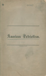 American patriotism : a sermon preached in the Arch Street Church, Sabbath morning, April 28th, 1861 by Charles Wadsworth and Joseph W. Bradley