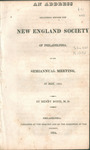 An address delivered before the New England Society of Philadelphia; at its semiannual meeting in May, 1824 by Henry Bond and New England Society of Philadelphia