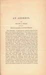 An address delivered on the Feast of Pentecost, Sunday, May 16, 5629-1869, before his congregation, at the Synagogue "Mickve Israel," by Sabato Morais and P. G. Collins