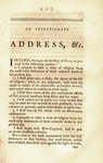 An affectionate address to the inhabitants of the British colonies in America. by Lover and friend of mankind and William and Thomas Bradford (Firm)