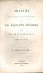An oration delivered at Charlestown, on the seventy-fifth anniversary of the Battle of Bunker Hill, June 17, 1850 by Edward Everett and Redding & Co.