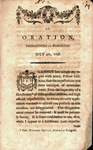 An oration pronounced at Worcester, on the Fourth of July, 1798 : the anniversary of the independence of the United States of America by Samuel Austin and Leonard Worcester
