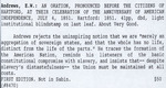 An oration, pronounced before the citizens of Hartford, at their celebration of the anniversary of American independence : July 4, 1851 by E. W. Andrews and Case, Tiffany and Company
