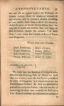An address to the inhabitants of Pennsylvania by those freemen of the city of Philadelphia, who are now confined in the Mason's Lodge, by virtue of a general warrant : signed in Council by the Vice President of the Council of Pennsylvania. by Council of Pennsylvania