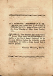 Civil rulers an ordinance of God, for good to mankind : a sermon, preached before the General Assembly, of the colony of Connecticut, at Hartford ; on the day of their anniversary election, May 12th, 1774. by Samuel Lockwood and Timothy Green