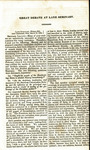 Debate at the Lane Seminary, Cincinnati. : Speech of James A. Thome, of Kentucky, delivered at the annual meeting of the American Anti-Slavery Society, May 6, 1834. by Henry B. Stanton and James A. Thome