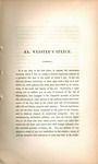 Dinner to the Hon. Daniel Webster, of Massachusetts : by the merchants, and other citizens of Philadelphia, December 2, 1846, with Mr. Webster's speech. by Daniel Webster and Crissy & Markley