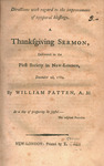 Directions with regard to the improvement of temporal blessings : a thanksgiving sermon, delivered to the First Society in New-London, December 2d, 1784. by William Patten and Timothy Green