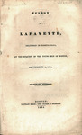 Eulogy on Lafayette, delivered in Faneuil hall, at the request of the young men of Boston, September 6, 1834. by Edward Everett and Nathan Hale