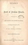 Eulogy on the death of Abraham Lincoln : delivered before the City Council and citizens of Lowell, at Huntington Hall, April 19th, 1865 by George S. Boutwell and Stone & Huse